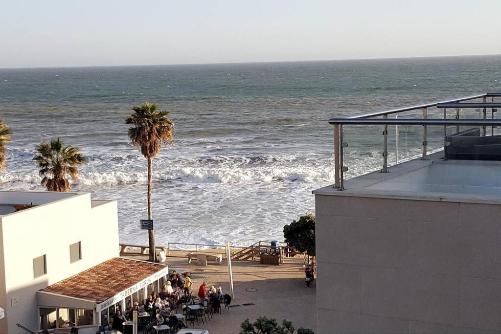 Magnifique Duplex Avec Piscine En Bord De Mer Appartement Olhos de Agua  Buitenkant foto